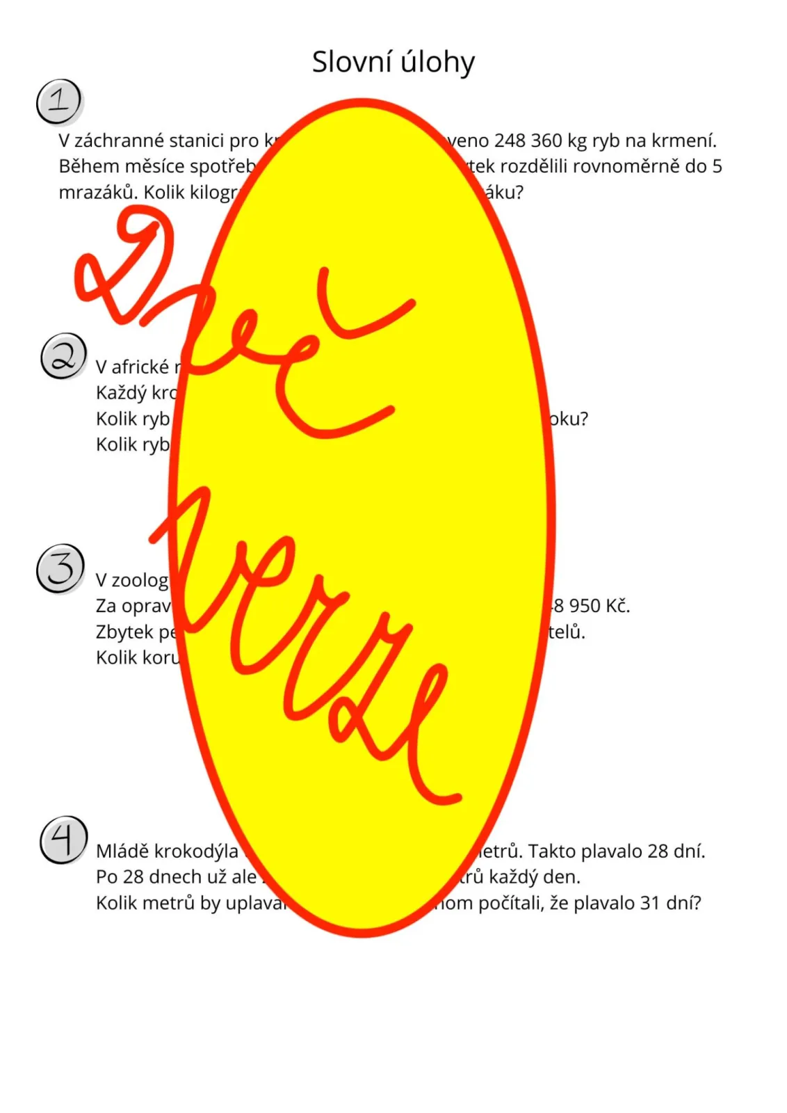 KROKODÝLÍ MATEMATIKA PŘED VÝLETEM DO ZOO – náhled 2