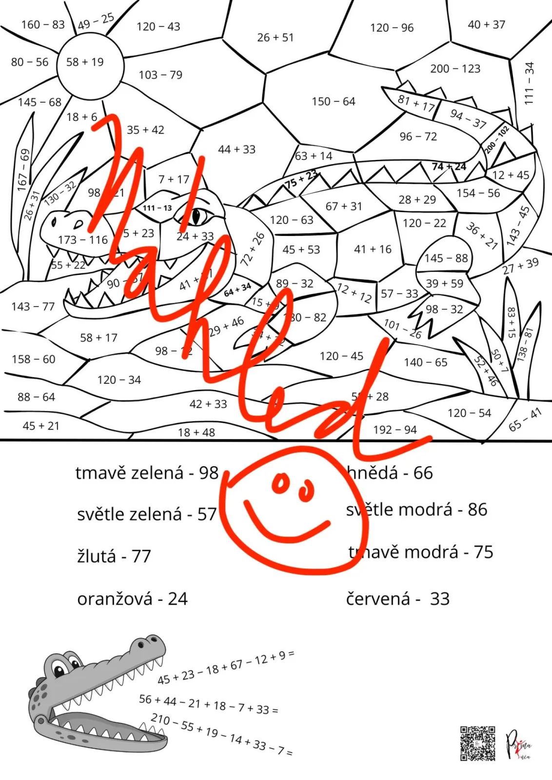 KROKODÝLÍ MATEMATIKA PŘED VÝLETEM DO ZOO – náhled 4