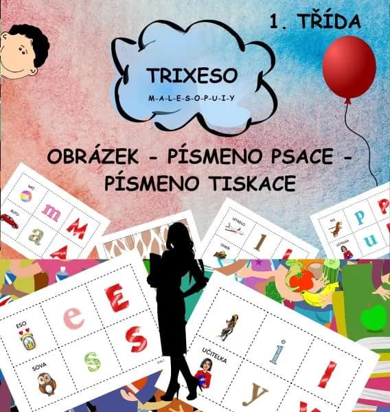 TRIXESO k procvičení psaných písmenek - MALESOPUIY