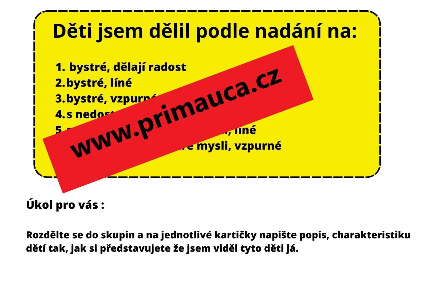 JAN AMOS KOMENSKÝ - hravá forma učení, zpestření vyučování – náhled 3