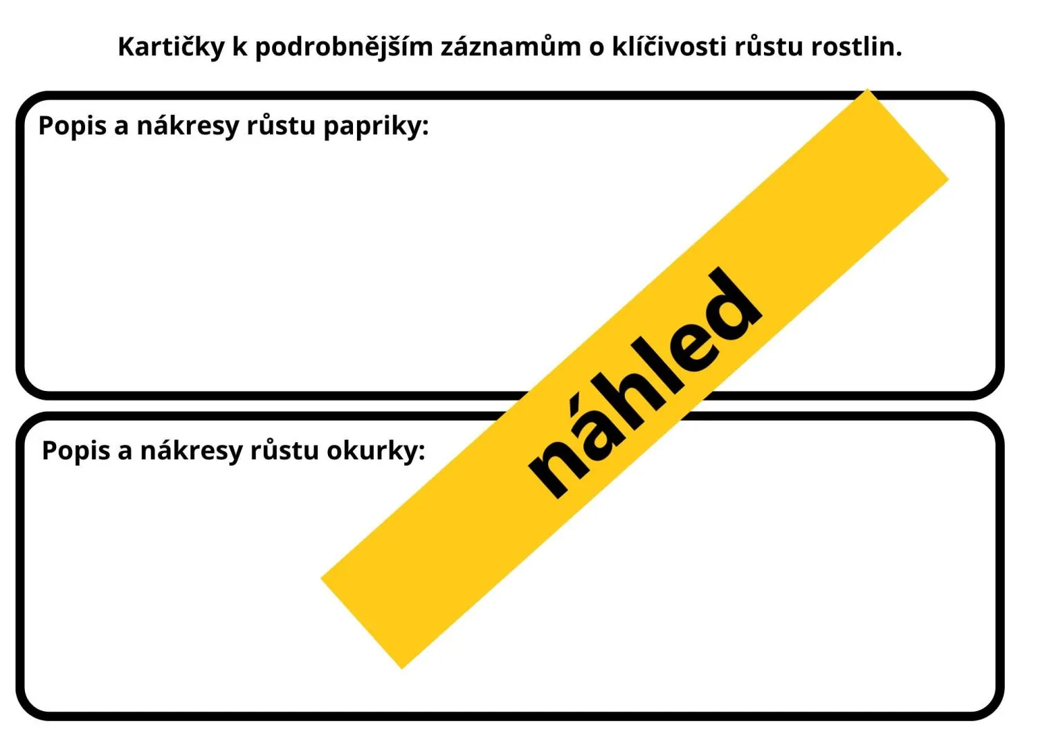 VYSÉVÁME POZORUJEME SÁZÍME - POZOROVÁNÍ - příprava do hodin – náhled 7