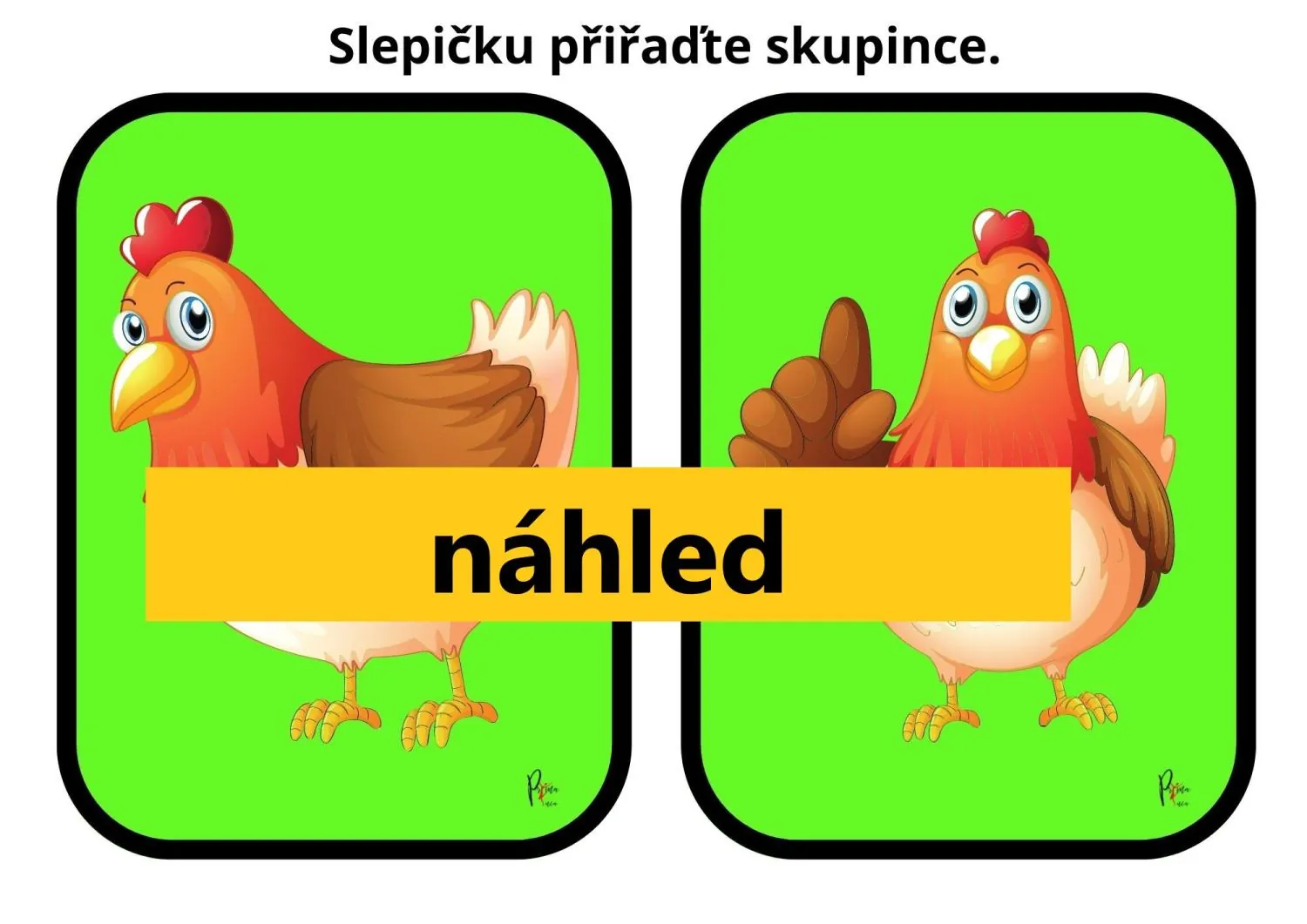 Centra aktivit - MATEMATIKA A ČEŠTINA HROU - práce ve skupinkách – náhled 2