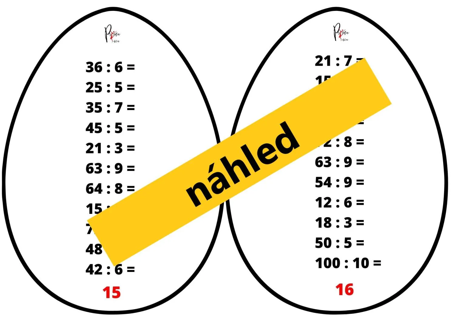 Centra aktivit na Velikonoce - MATEMATIKA A ČEŠTINA HROU - skupinky – náhled 9