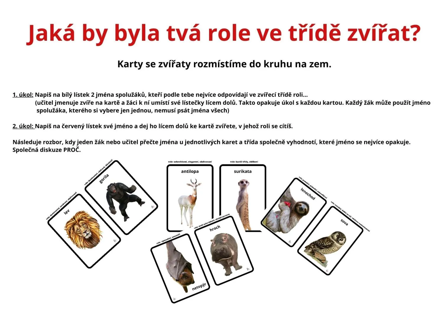 Vztahy v naší třídě. Jak poznám šikanu a co udělám? 5 aktivit mimo lavice. – náhled 3