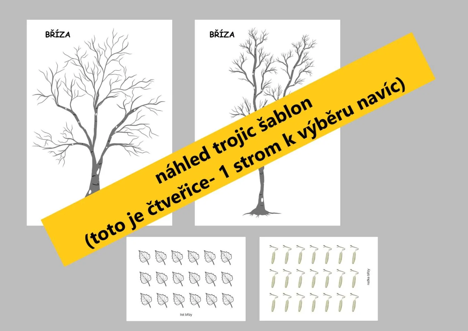 Vyrobte si podzimní TŘÍDNÍ LES. – náhled 3