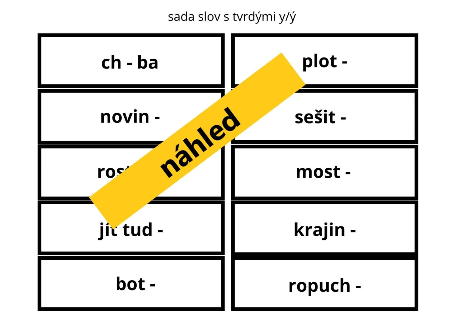 Procvičování psaní i/y po měkkých a tvrdých souhláskách - NAKRMTE OBRY – náhled 8
