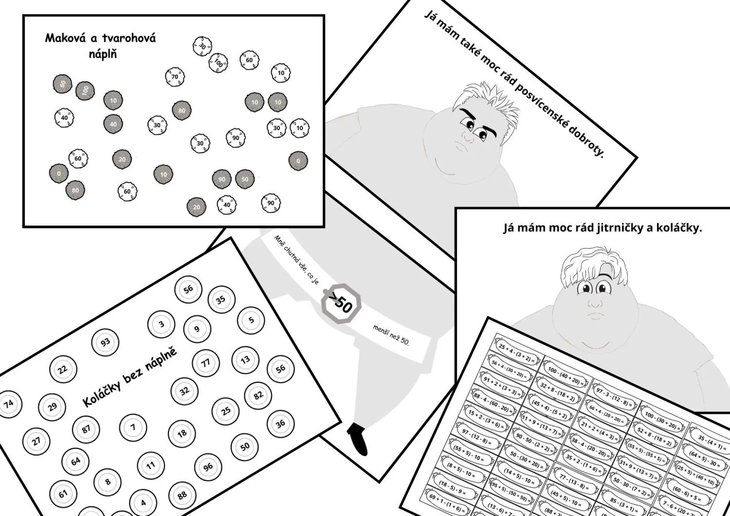 MASOPUST - MATEMATIKA - NAKRM JEDLÍKY JITRNICEMI A KOLÁČKY – náhled 4