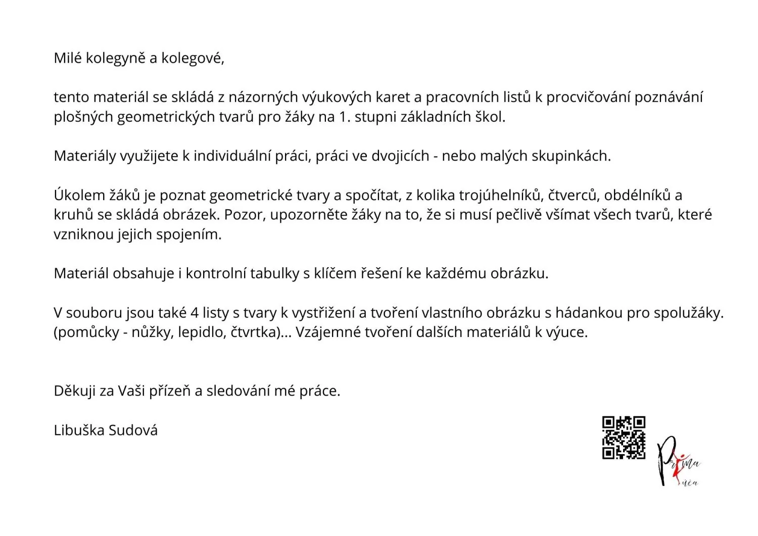 GEOMETRICKÉ TVARY NA ZŠ - hrajeme si s tvary a učíme se je poznat – náhled 2