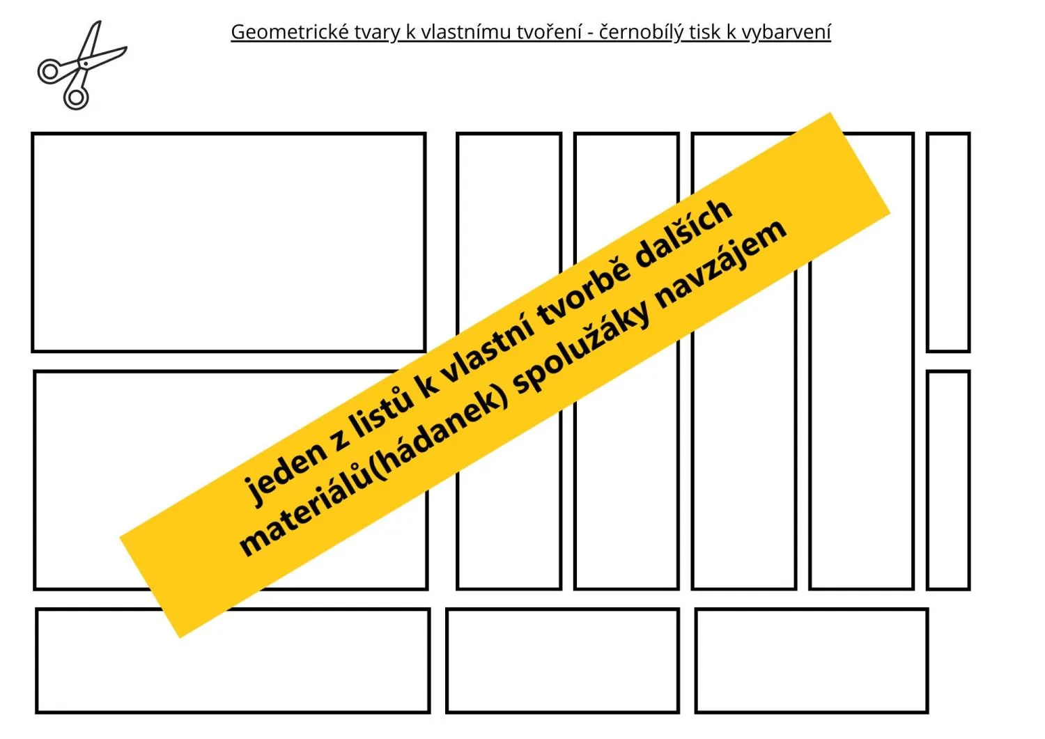GEOMETRICKÉ TVARY NA ZŠ - hrajeme si s tvary a učíme se je poznat – náhled 5
