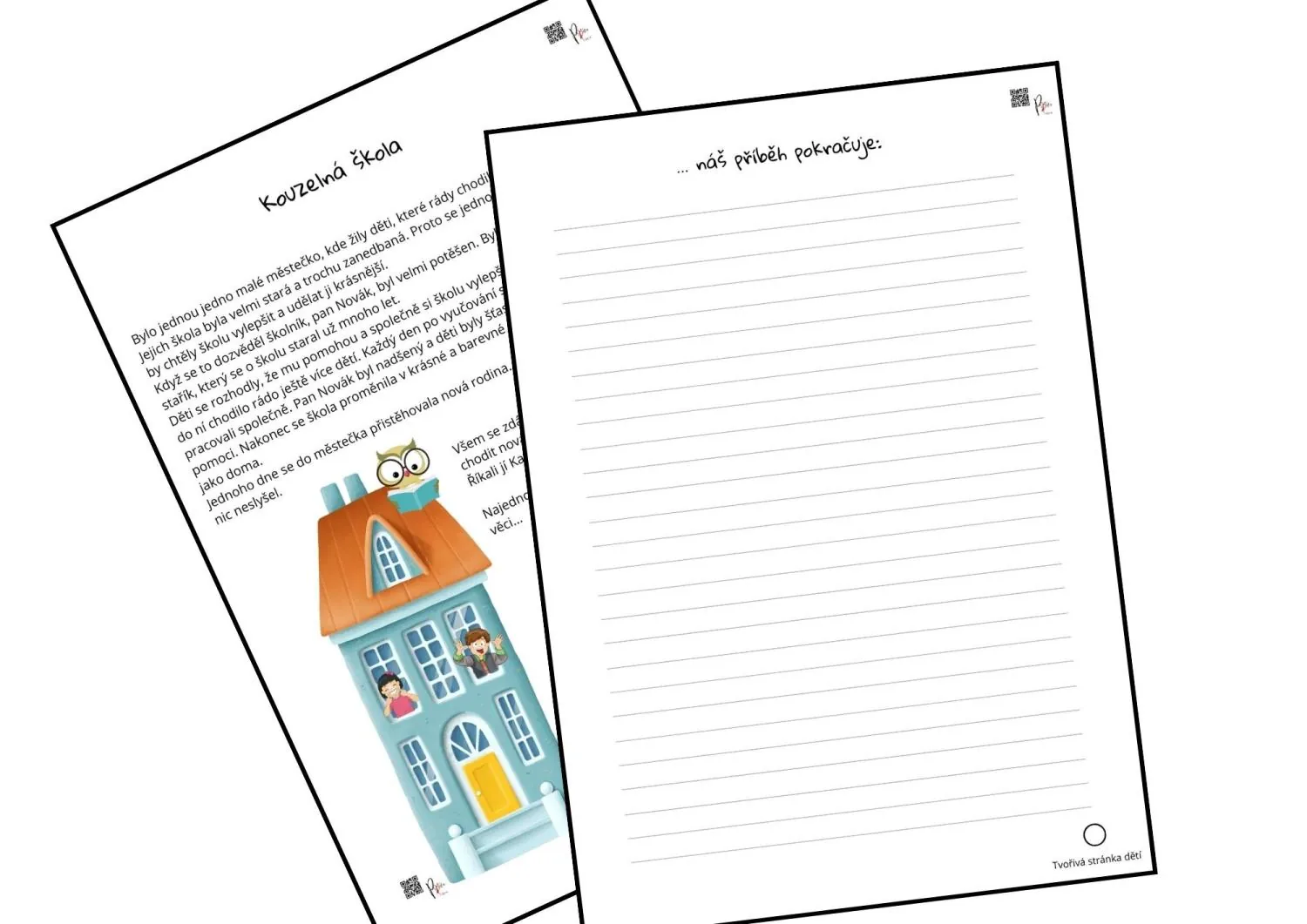BŘEZEN, MĚSÍC KNIHY - NAŠE KNIHA SE ZBLÁZNILA - tvůrčí psaní s rébusy – náhled 2