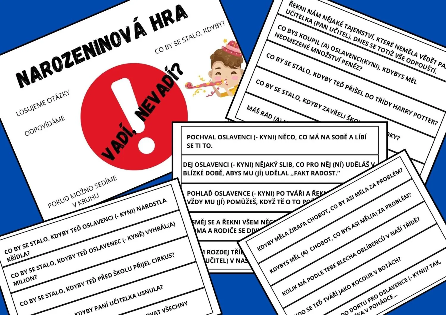 JÁ MÁM DNES NAROZENINY - DÁREK OD CELÉ TŘÍDY - OSLAVA – náhled 3