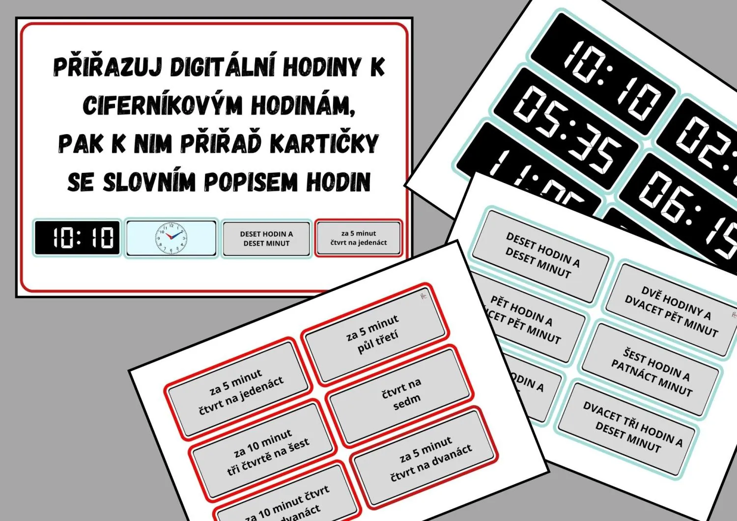 KOLIK JE HODIN? - 5 aktivit k určování času - 3. - 5. třída – náhled 5