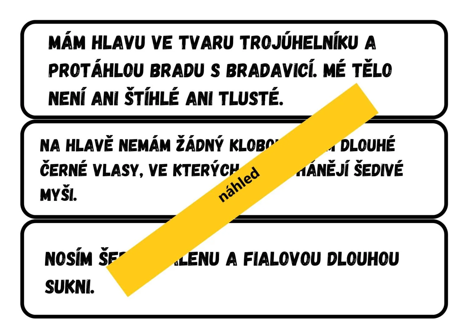 ORIGINÁLNÍ BĚHACÍ - ČTENÍ, PŘEPIS, MALOVÁNÍ, POČÍTÁNÍ - TÉMA ČARODĚJNICE – náhled 6