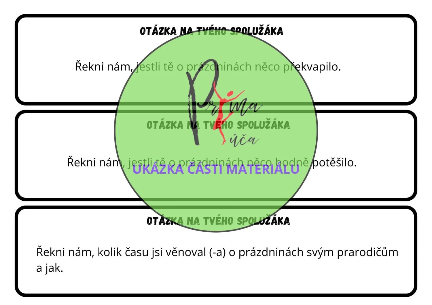 VYPRÁVÍME SI O PRÁZDNINÁCH - komunitní kruh, legrace, pantomima – náhled 7