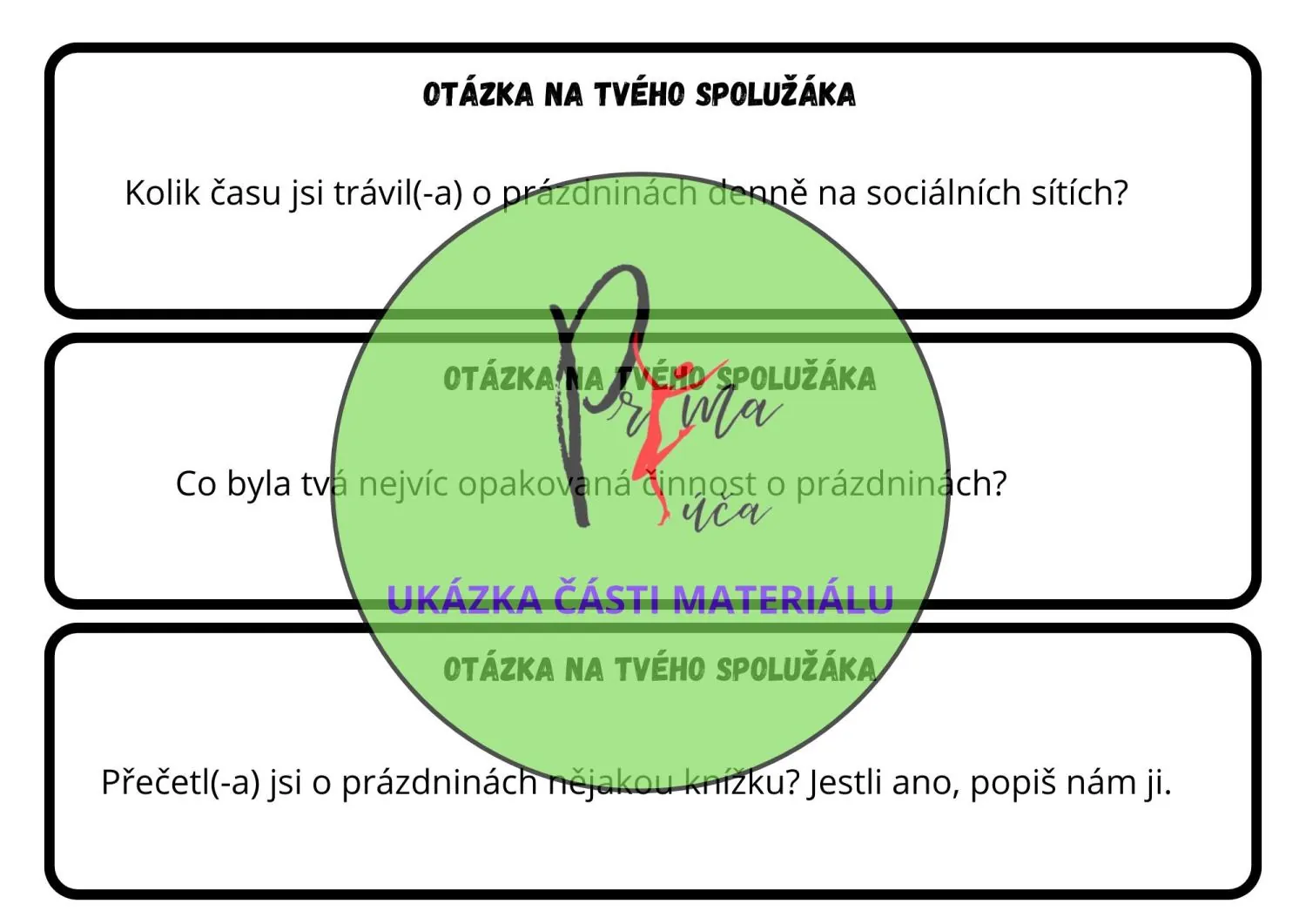 VYPRÁVÍME SI O PRÁZDNINÁCH - komunitní kruh, legrace, pantomima – náhled 9