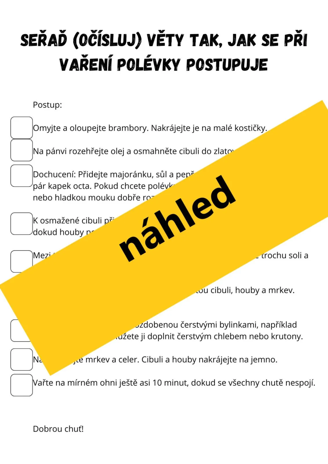 POPIS PRACOVNÍHO POSTUPU - JAK SE VAŘÍ BRAMBORAČKA – náhled 4