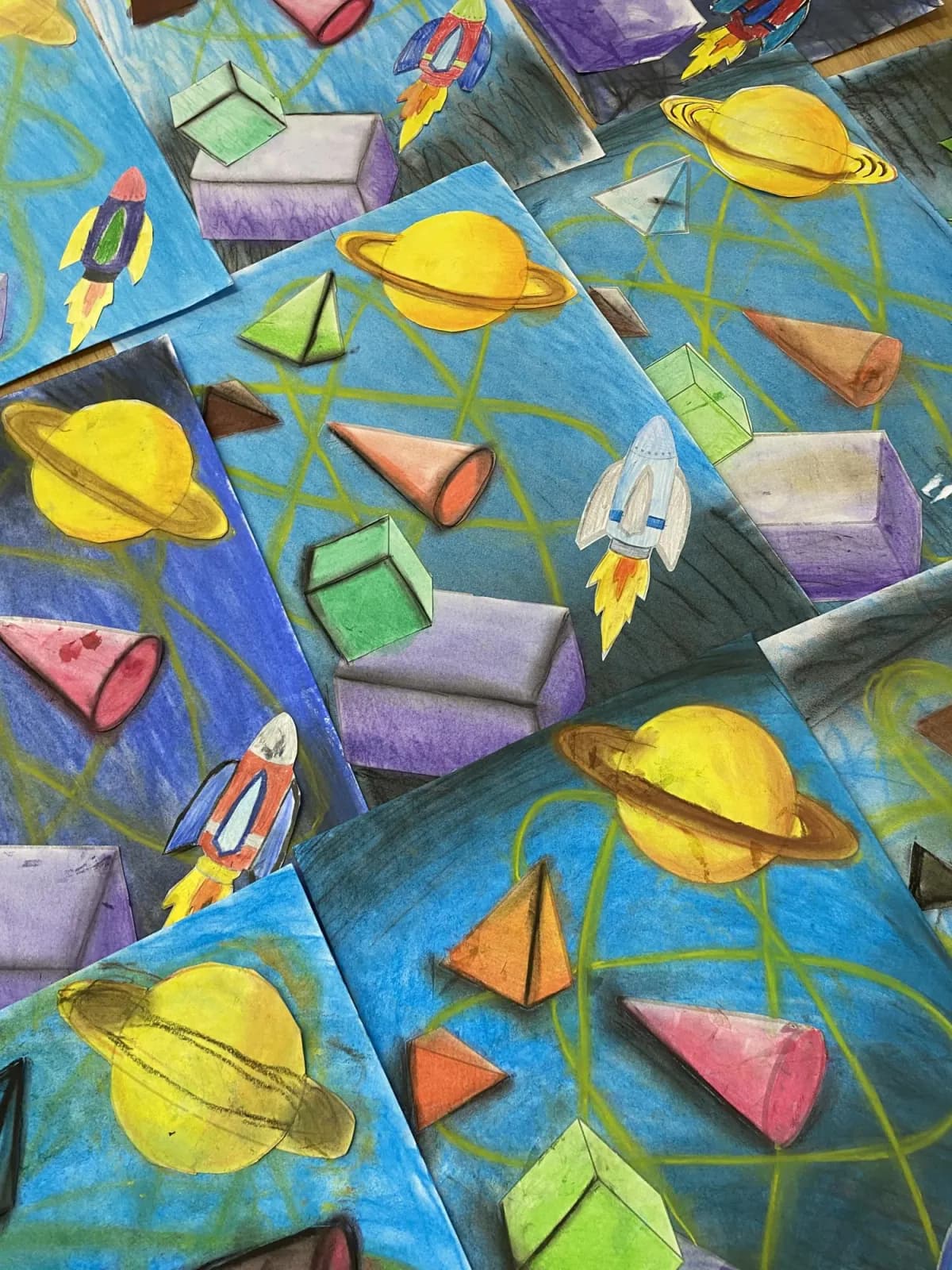 GEOMETRICKÁ TĚLESA - matematiku se můžeme učit i při výtvarce! – náhled 3