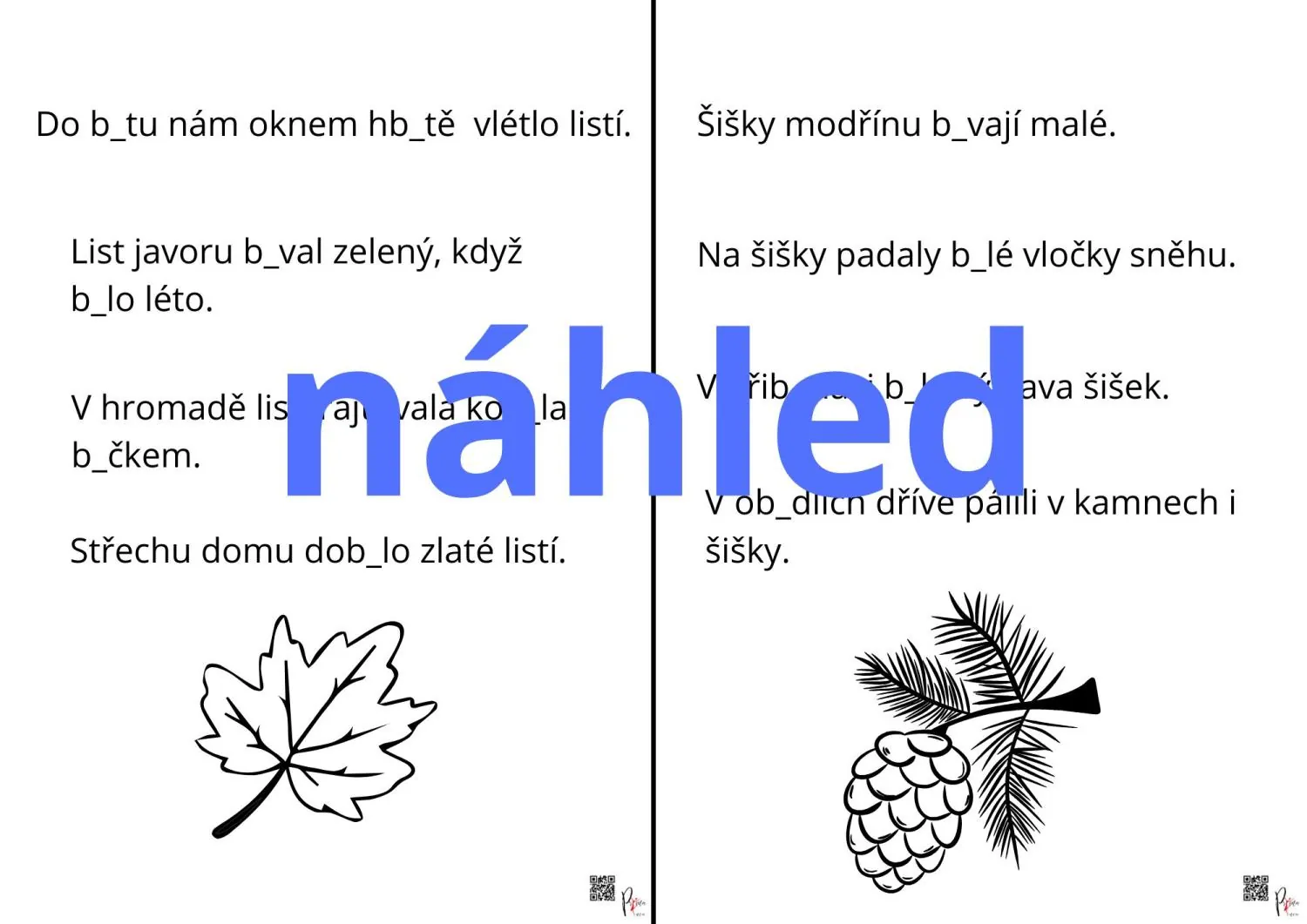 VYJMENOVANÁ SLOVA PO - b- TROCHU JINÉ BĚHACÍ DIKTÁTY – náhled 8