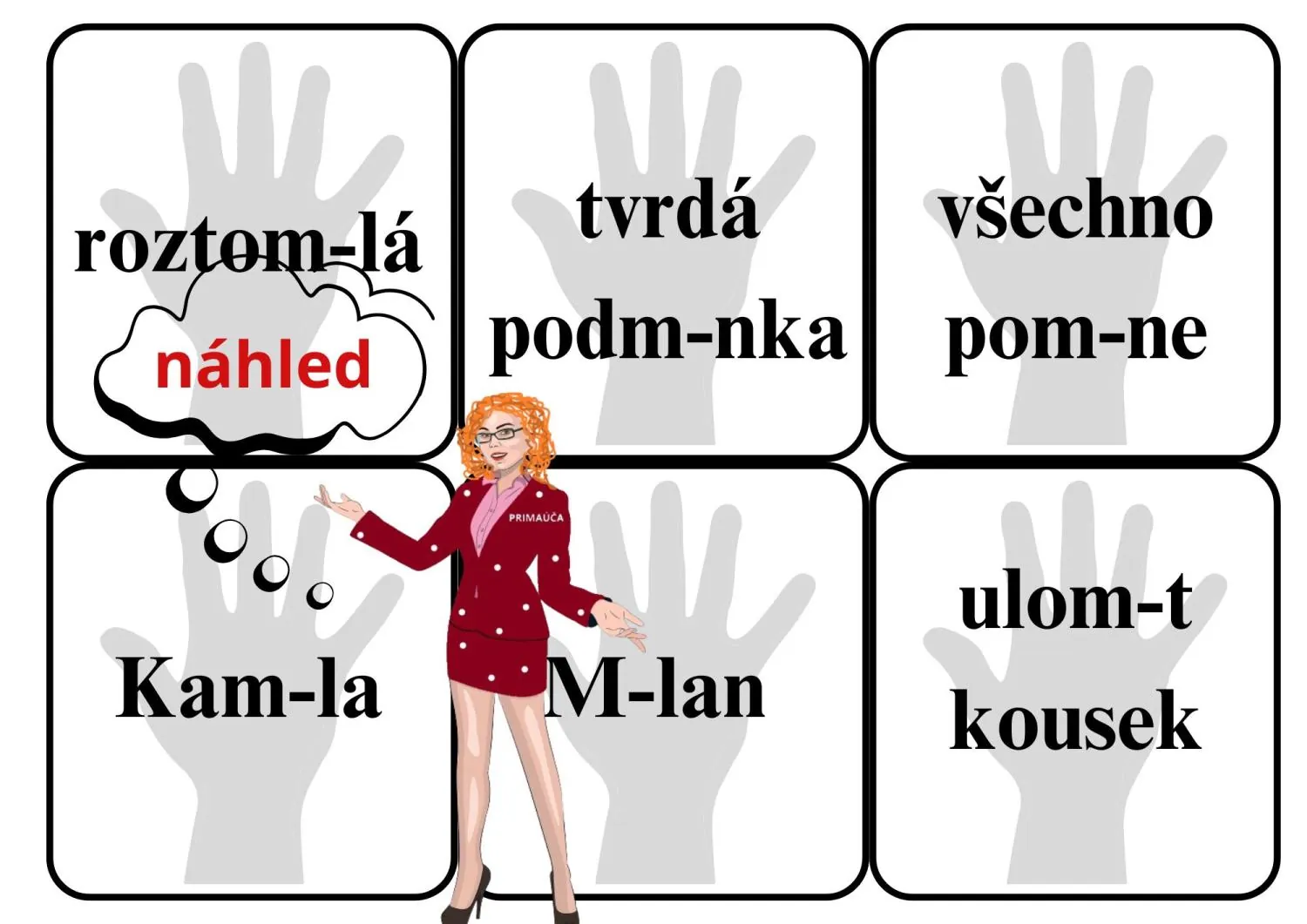 VYJMENOVANÁ SLOVA PO M- HRA DO DVOJIC, TROJIC - PŘEBÍJENÁ – náhled 4