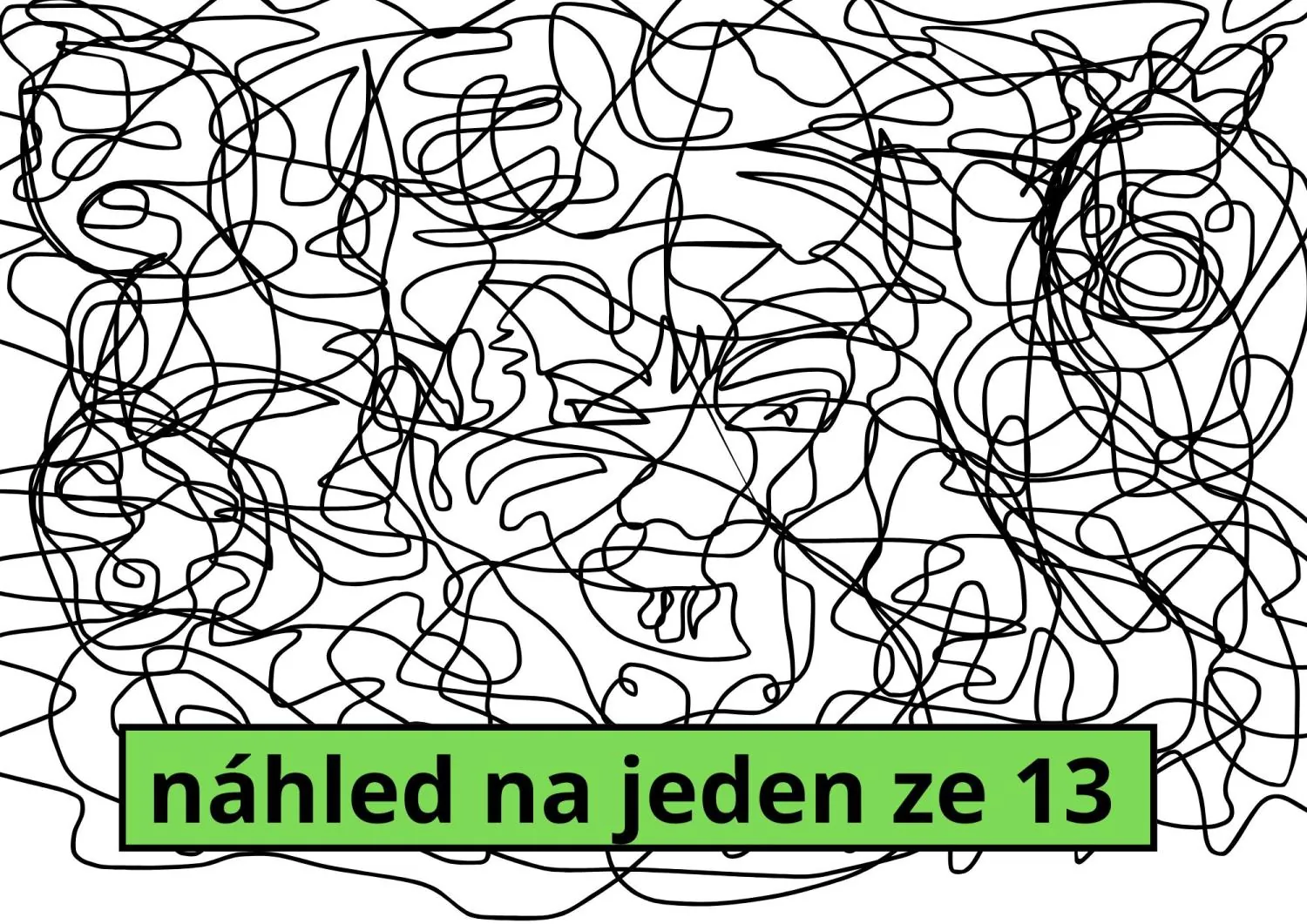 ČERTI -RELAXAČNÍ VÝTVARNÁ VÝCHOVA - SKRYTÁ TĚLA A TVÁŘE ČERTŮ- ŠIFROVANÉ OBRÁZKY – náhled 4