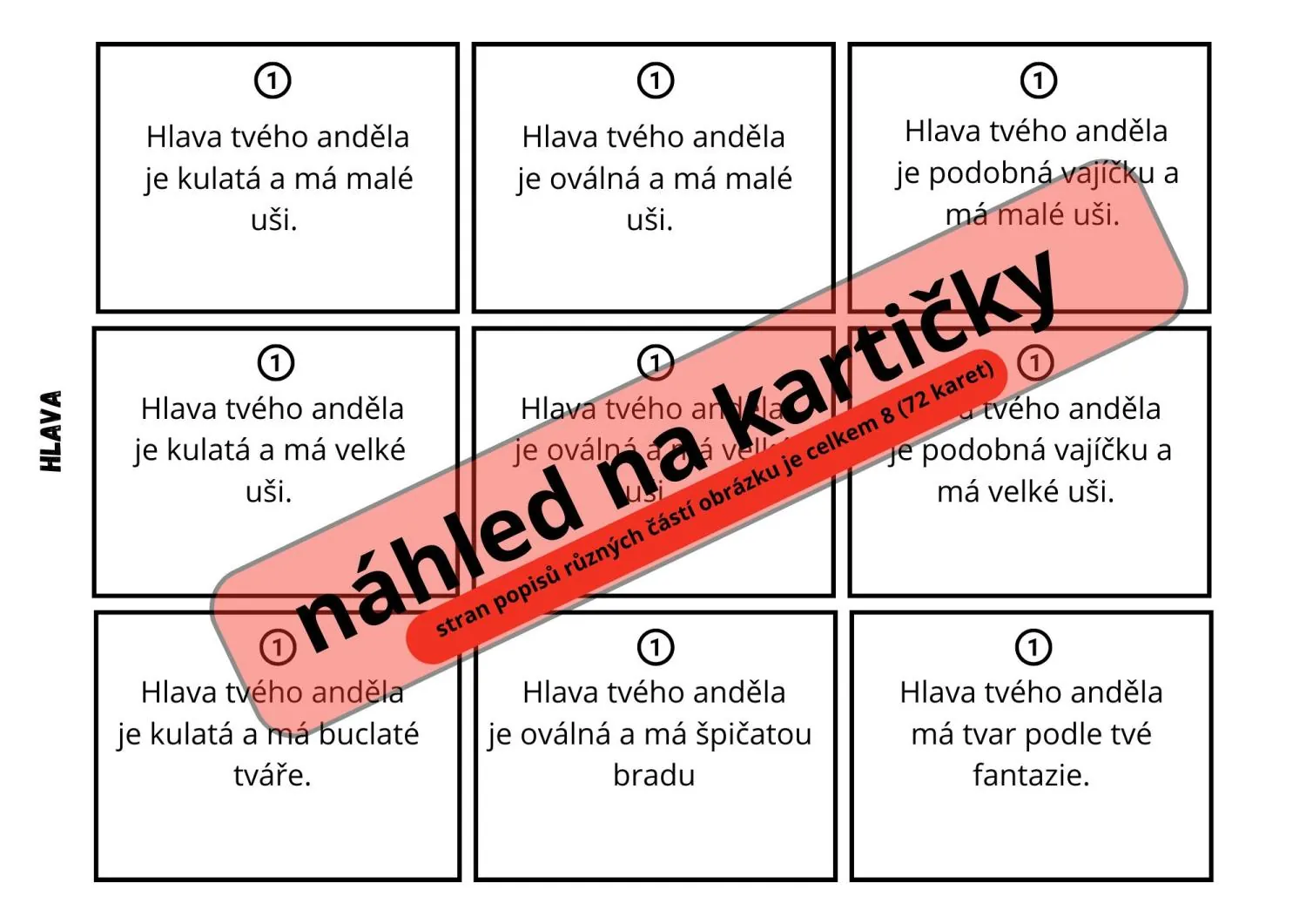 Mikuláš - Vánoce - Anděl - BĚHACÍ ČTENÍ S POPISEM A MALOVÁNÍM – náhled 4