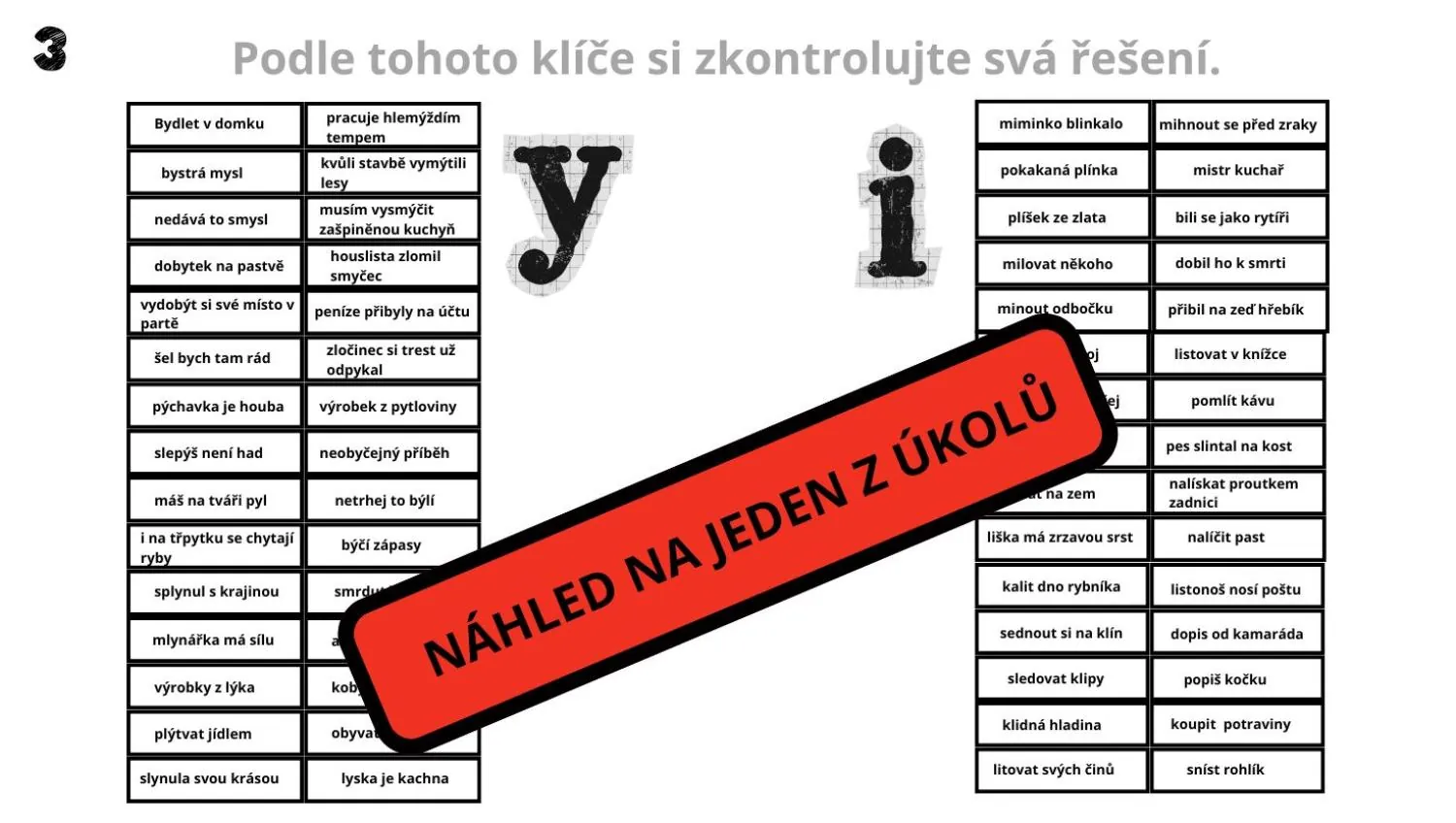 Tři králové - VYJMENOVANÁ SLOVA, VÝZNAM SLOV, SOUVĚTÍ - 8 STANOVIŠŤ S ÚKOLY – náhled 8