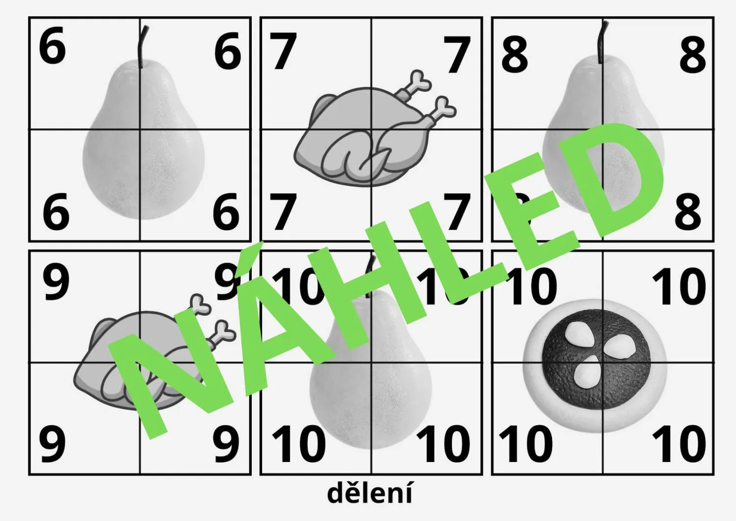 NÁSOBILKA DO 100 - ULHANÝ LOJZA - ORIGINÁLNÍ ZÁBAVNÁ HRA MIMO LAVICE - SKUPINKY – náhled 5