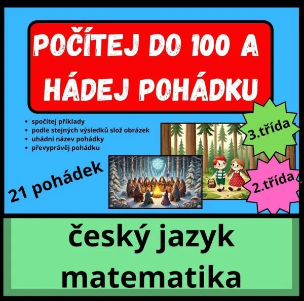 SČÍTÁNÍ A ODČÍTÁNÍ DO 100 S POHÁDKAMI - VYPRAVOVÁNÍ – ukázka 1