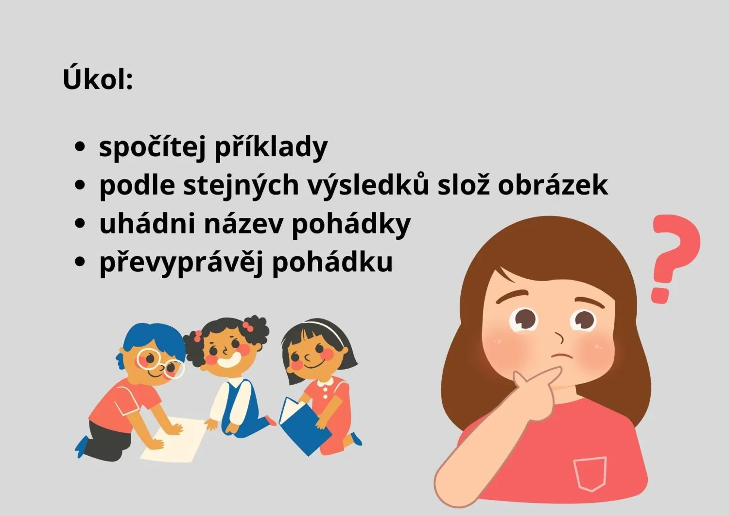 SČÍTÁNÍ A ODČÍTÁNÍ DO 100 S POHÁDKAMI - VYPRAVOVÁNÍ – náhled 5