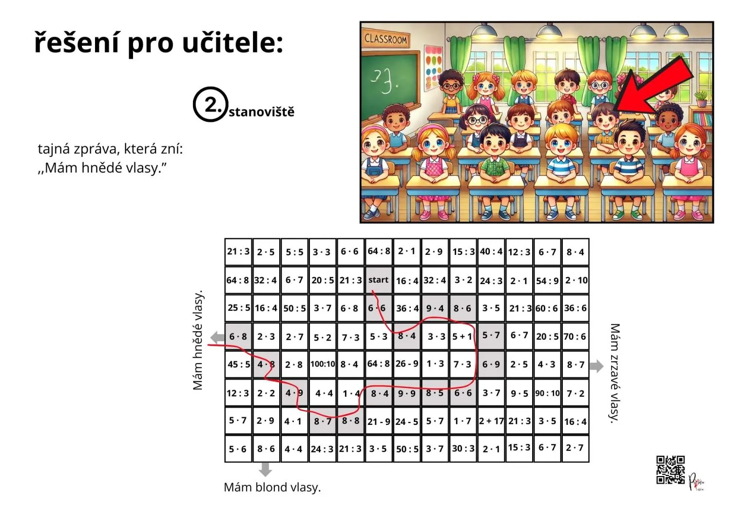 NÁSOBILKA, SLOVNÍ ÚLOHY - G - ÚNIKOVKA - KDO PÍŠE VALENTÝNCE ZAMILOVANÁ PSANÍČKA – náhled 6