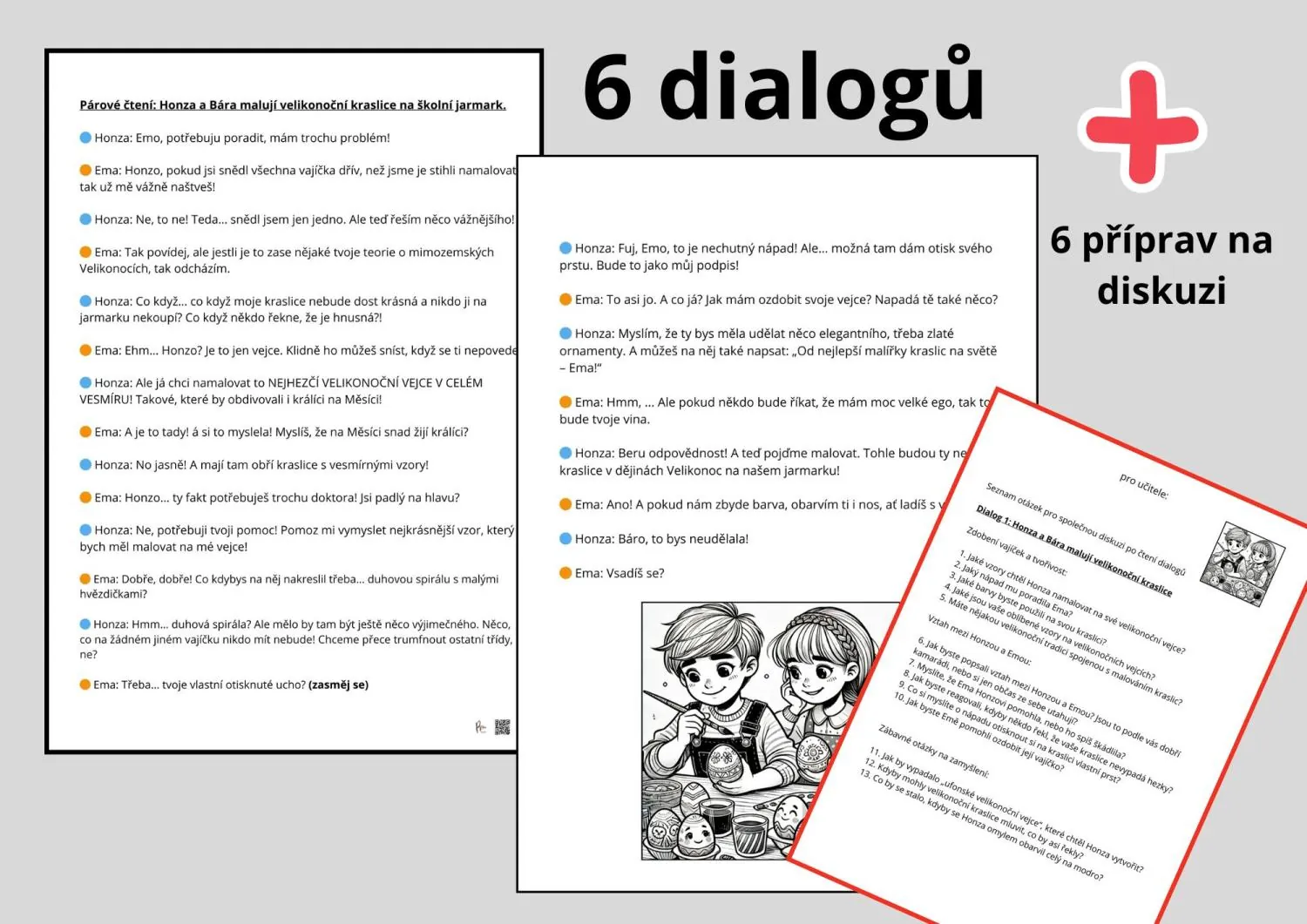 VELIKONOCE - vtipné párové čtení, dramatizace, diskuze – náhled 2