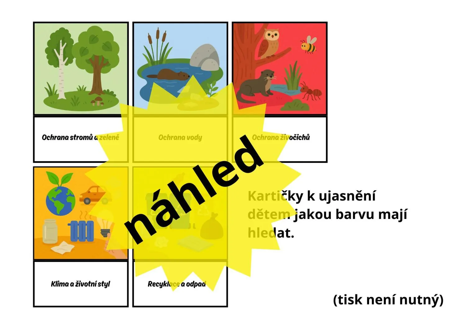 Vyjmenovaná slova - Běhací diktáty - DEN ZEMĚ – náhled 7
