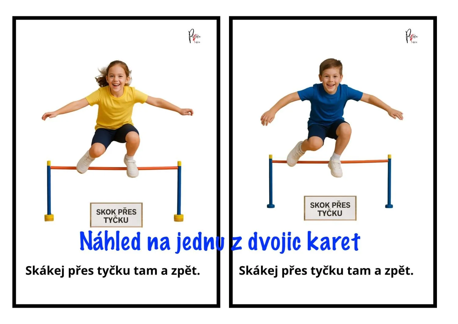 POHYBOVÉ PEXESO DO HODIN TĚLOCVIKU, DRUŽINY I ŠKOLY V PŘÍRODĚ. – náhled 6