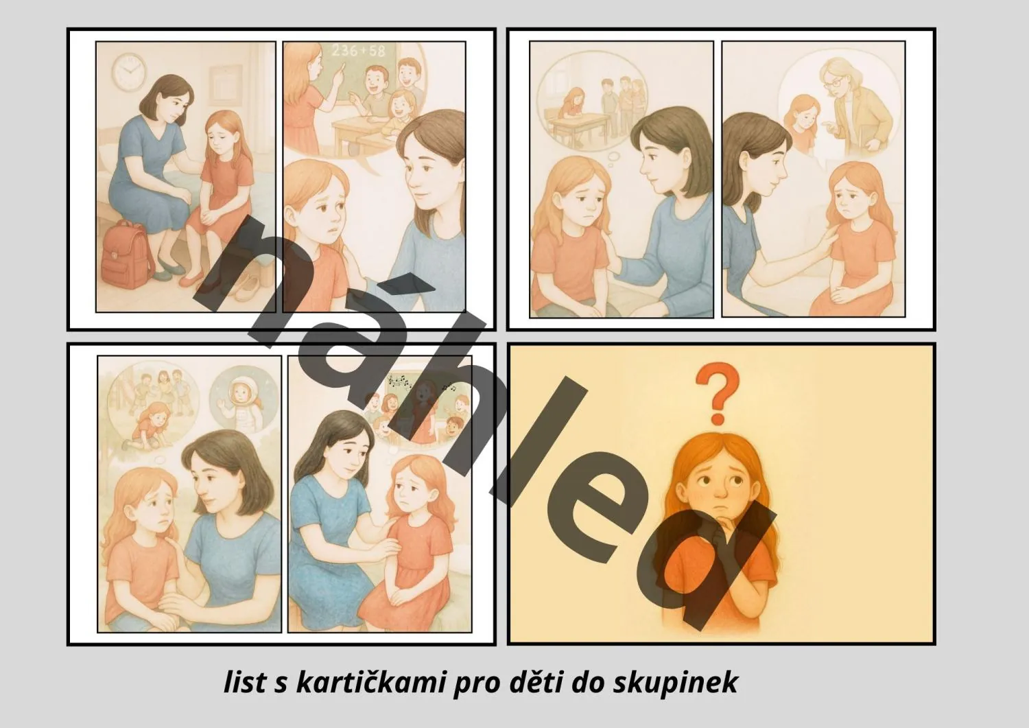 Sociální výchova - ,,PROČ NECHCI JÍT DO ŠKOLY?" - 2. SADA – náhled 2