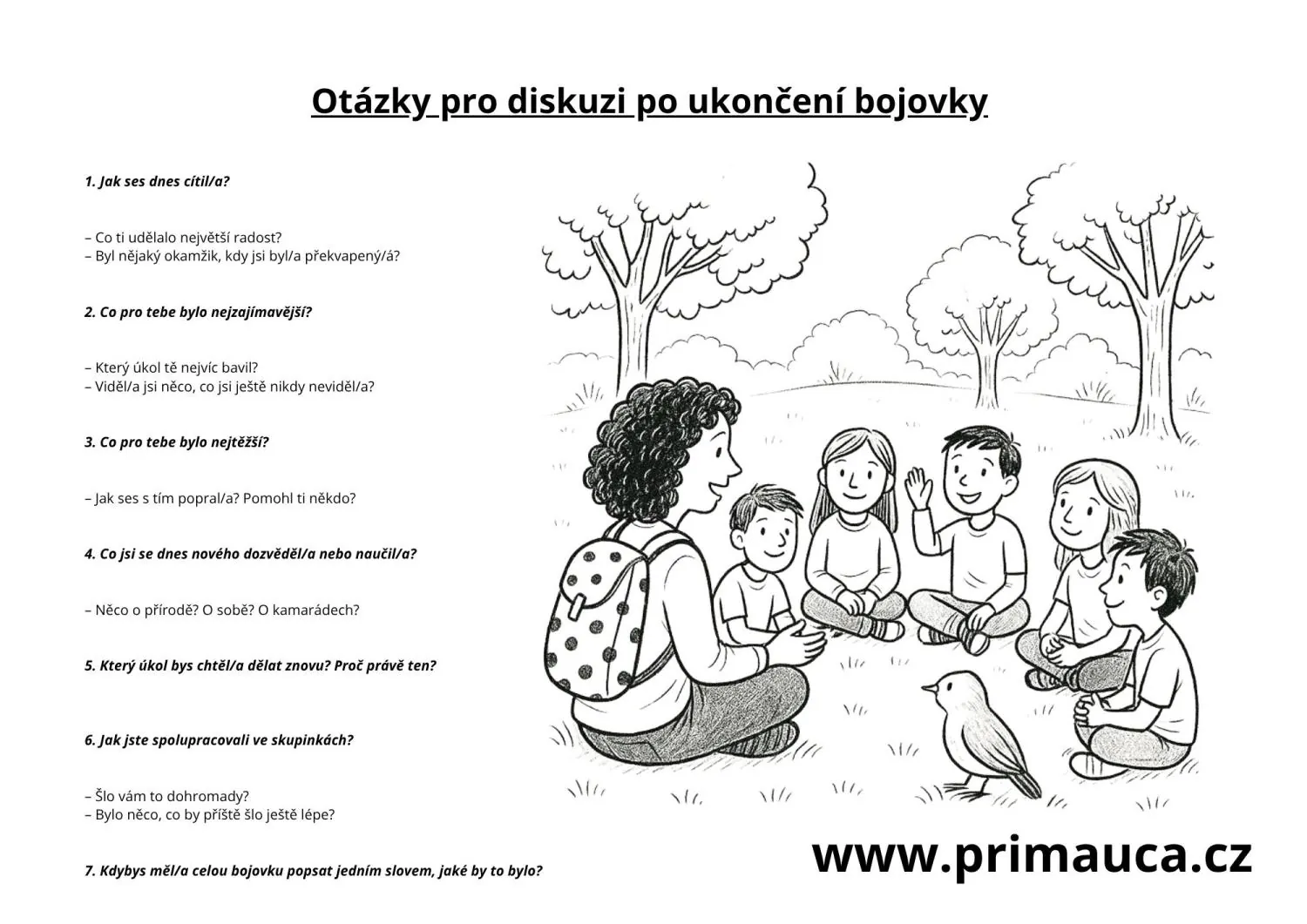 Bojovka nejen pro třeťáky:   Výprava do přírody (nebo na školní pozemek) – náhled 4