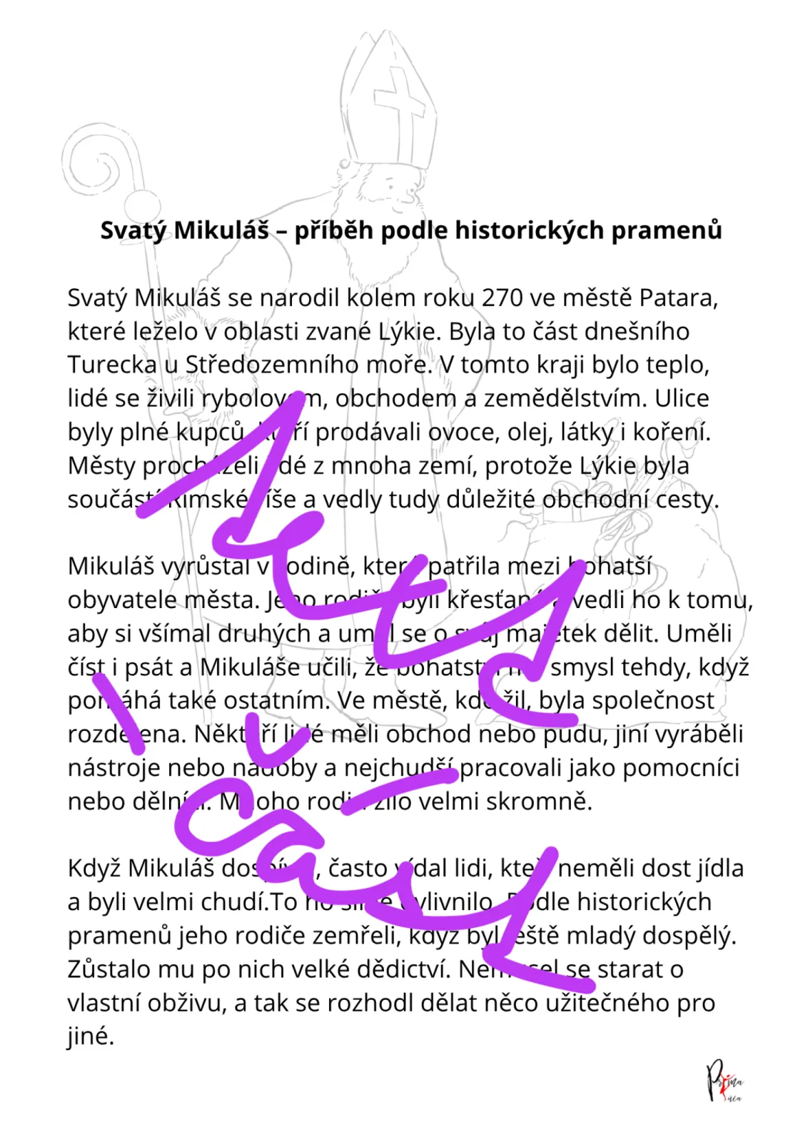Vyjmenovaná slova - Mikuláš - k souboru na projektový týden – náhled 3