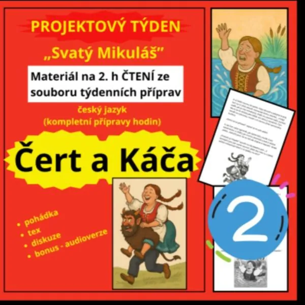 ČERT A KÁČA - další z materiálů k projektu – ukázka 1