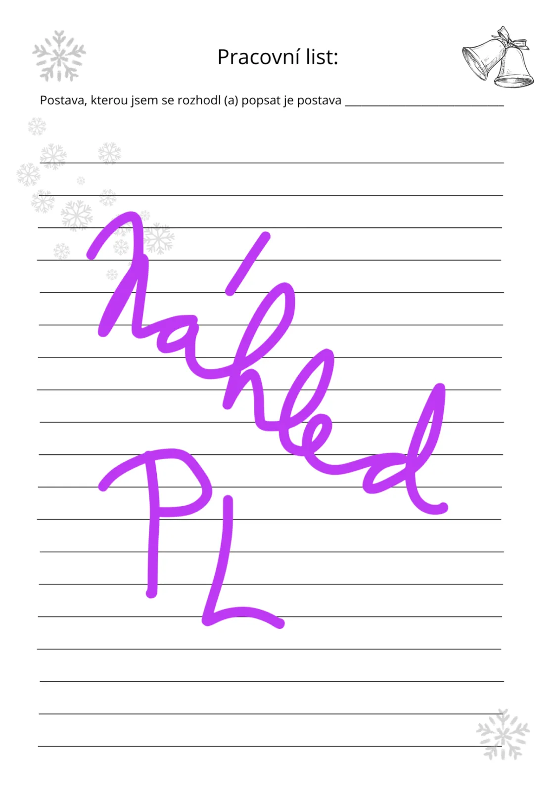 MIKULÁŠ - PROJEKT - POPIS MIKULÁŠE, ČERTA A ANDĚLA – náhled 10