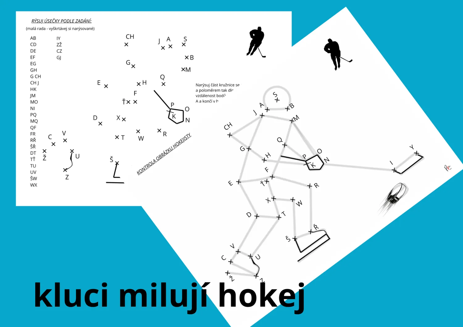 RÝSOVACÍ SADA - GEOMETRIE - ZIMNÍ SPORTY, mezinárodní sportovní utkání – náhled 3