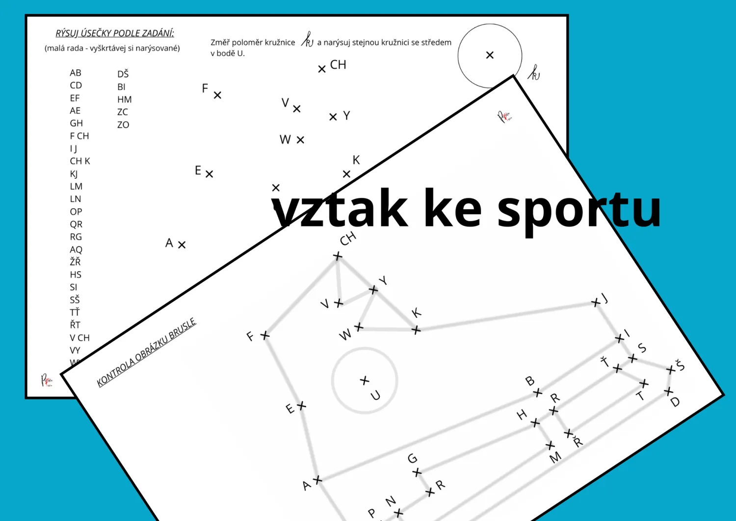 RÝSOVACÍ SADA - GEOMETRIE - ZIMNÍ SPORTY, mezinárodní sportovní utkání – náhled 5