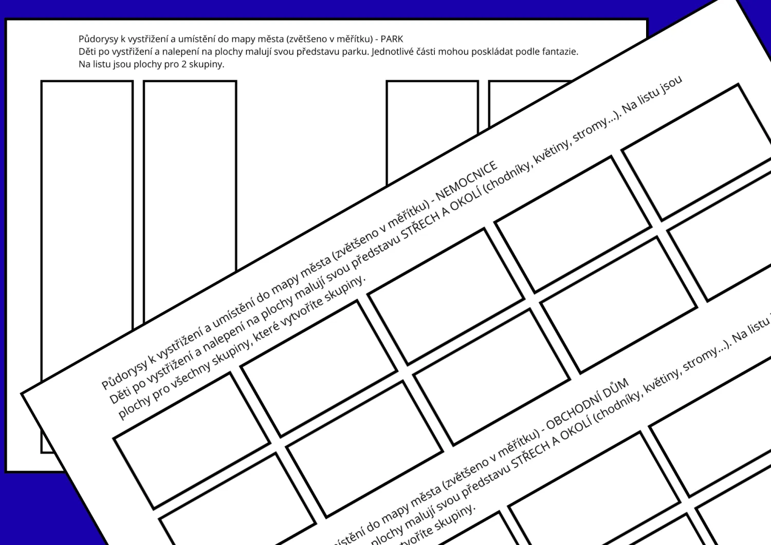 GEOMETRIE - PROJEKTOVÉ HODINY - POSTAV SI SVÉ MĚSTO (OBVOD, OBSAH) – náhled 4