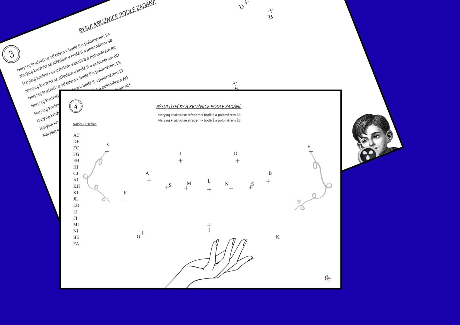 RÝSOVACÍ SADA - GEOMETRIE - TÉMA MASOPUST – náhled 3