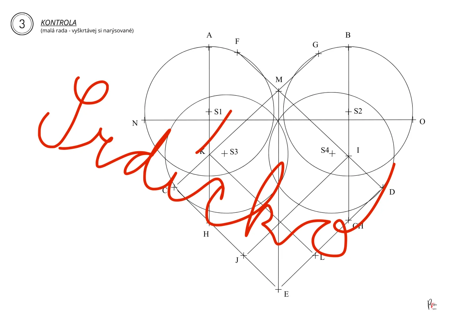 RÝSOVACÍ SADA - GEOMETRIE - TÉMA VALENTÝN - 7. sada – náhled 5