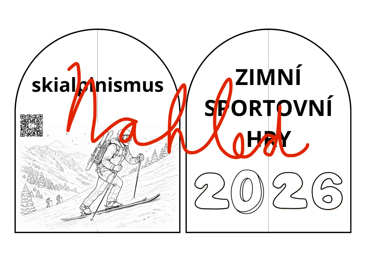 ZIMNÍ SPORTOVNÍ HRY - 3D MODEL s přesahem do čjl – náhled 2