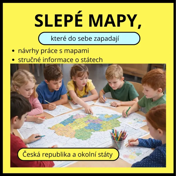 SLEPÉ MAPY, KTERÉ DO SEBE ZAPADAJÍ - ČESKÁ REPUBLIKA A SOUSEDÉ