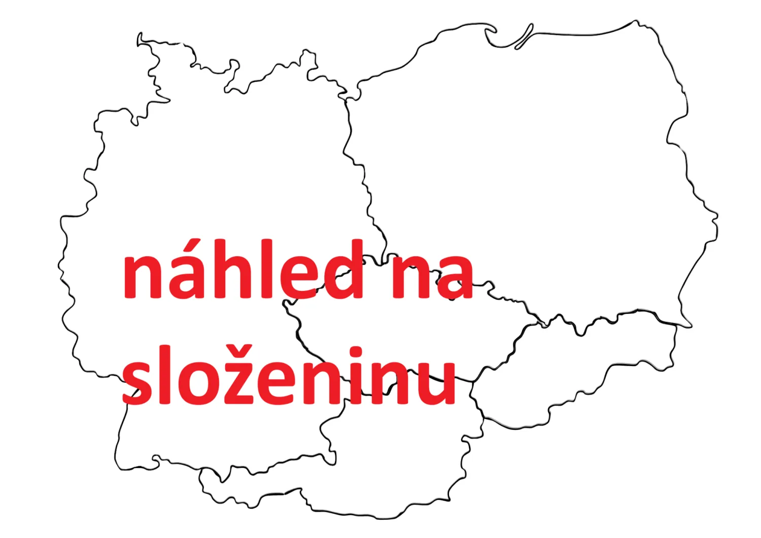 SLEPÉ MAPY, KTERÉ DO SEBE ZAPADAJÍ - ČESKÁ REPUBLIKA A SOUSEDÉ – náhled 5