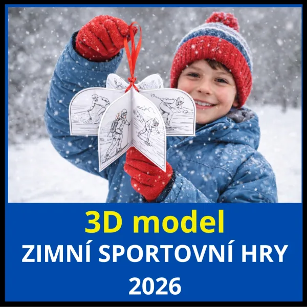 ZIMNÍ SPORTOVNÍ HRY - 3D MODEL s přesahem do čjl – ukázka 1